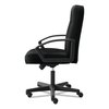 Hon Basyx Executive Chair, Plastic, Fixed Arms, Black VL601VA10T